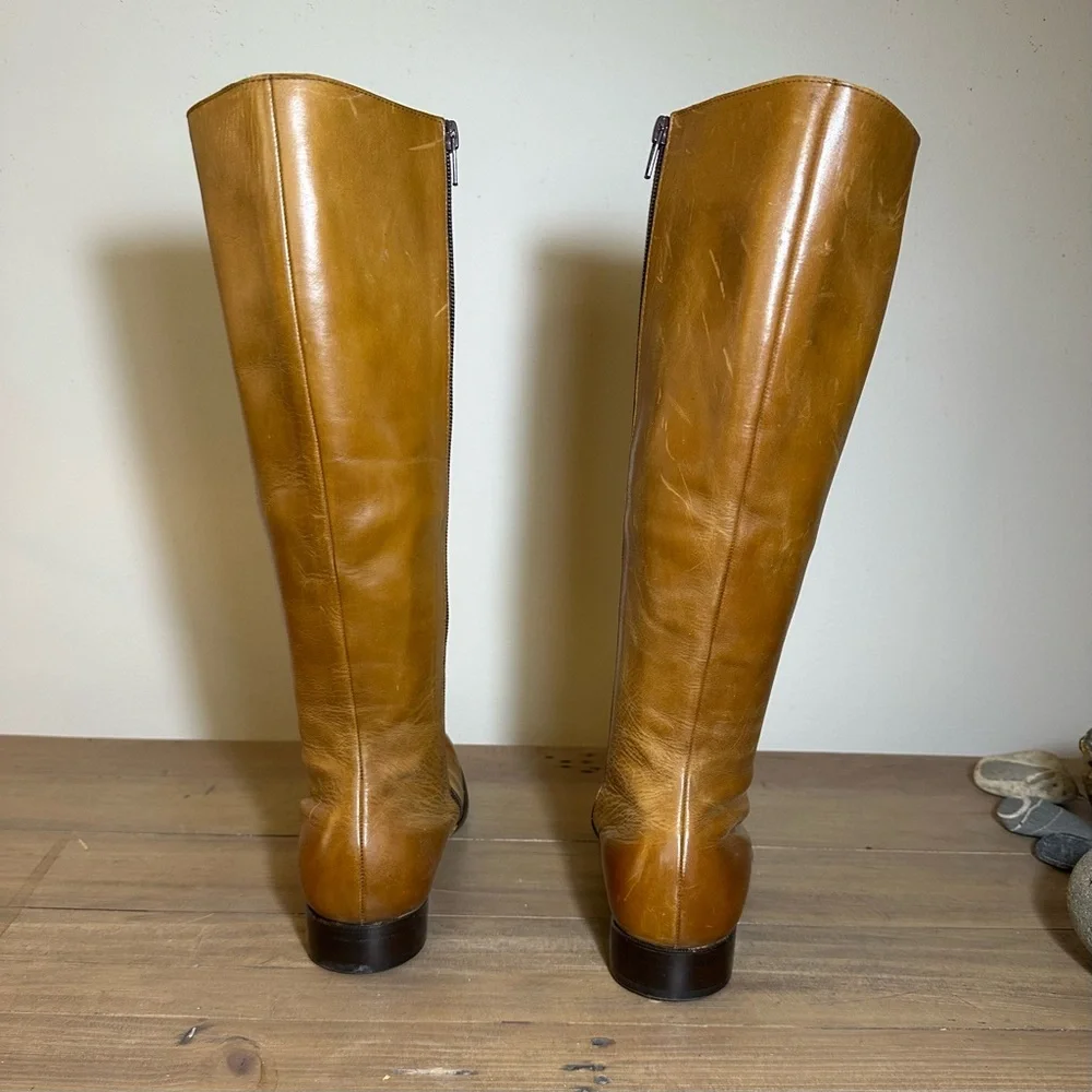 John Fluevog Brown knee high Boots (slim fit) - Picture 4 of 7